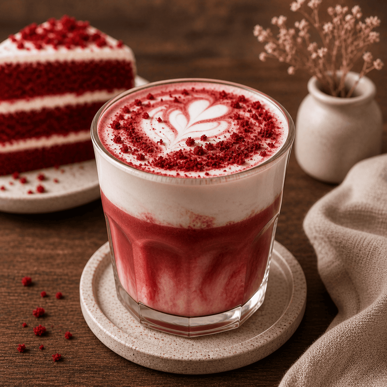 Red Velvet dari Simetri Home Coffee Roasters